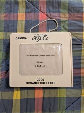 Tree Organic King Sheet Set - Tan